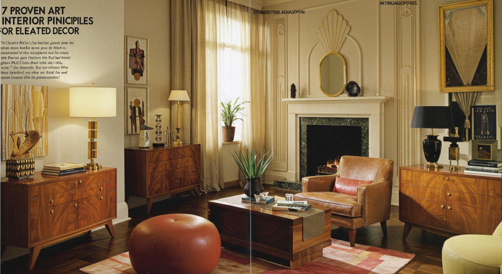 7 Proven Art Deco Interior Principles for Elevated Decor