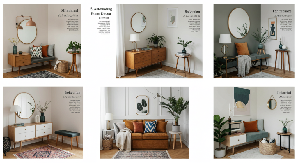 5 Astounding Home Decor Styles to Personalize Any Corner